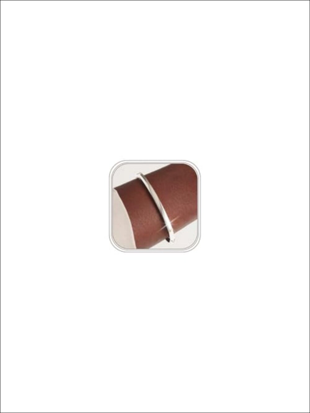 Dainty Stainless Steel Bangle Bracelet S925 Plated Minimalist